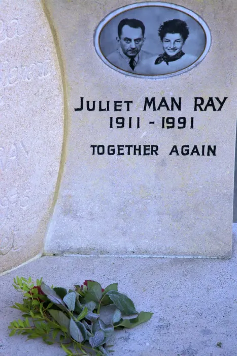 Framed Print : Man Ray and Juliet Rays Gravestone, Montparnasse Cemetery, Montparnasse, Paris Framed Print : Man Ray and Juliet Rays Gravestone, Montparnasse Cemetery, Montparnasse, Paris