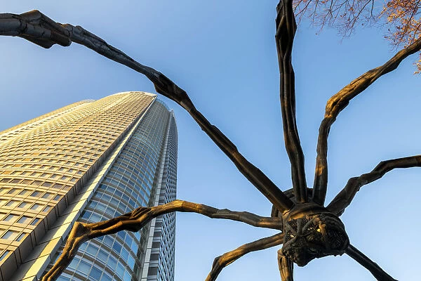 Manan Spider Sculpture, Mori Tower Building, Roppongi Hills, Tokyo, Japan