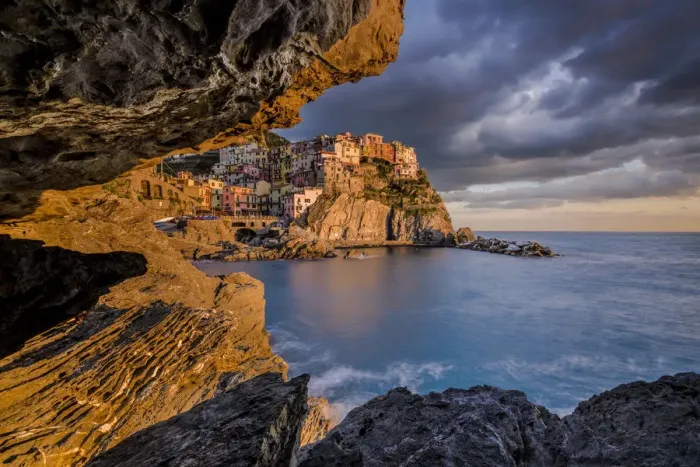 Framed Print : Manarola, Cinque Terre, Liguria, Italy