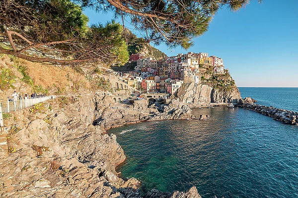 Manarola, municipality of Riomaggiore, National Park of Cinque Terre, La Spezia province, Liguria district, Italy, Europe