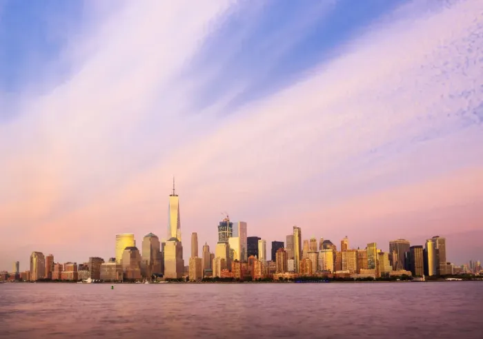 Framed Print : Manhattan skyline, New York, USA Framed Print : Manhattan skyline, New York, USA