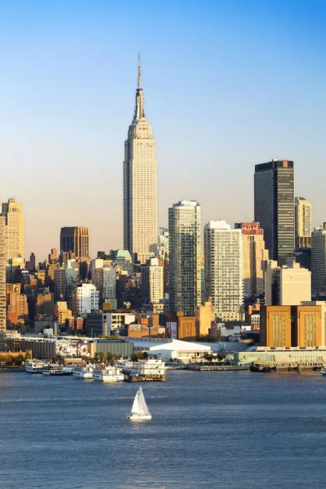 Framed Print : Manhattan, view of Midtown Manhattan across the Hudson River, New York, USA Framed Print : Manhattan, view of Midtown Manhattan across the Hudson River, New York, USA
