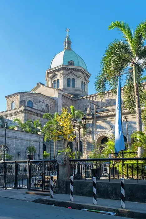 Framed Print : Manila Cathedral, Intramuros, Manila, capital of The Philippines