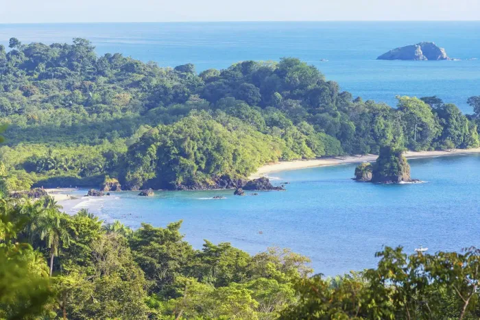 Framed Print : Manuel Antonio National Park, high angle view, Costa Rica Framed Print : Manuel Antonio National Park, high angle view, Costa Rica