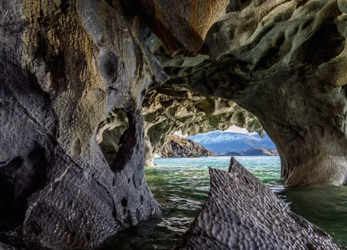 Framed Print : Marble Caves, Santuario de la Naturaleza Capillas de Marmol, General Carrera Lake Framed Print : Marble Caves, Santuario de la Naturaleza Capillas de Marmol, General Carrera Lake