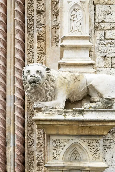 Framed Print : The marble lion on the facade of the Galleria Nazionale dell'Umbria (National Gallery of Umbria) in Perugia, Umbria, Italy Framed Print : The marble lion on the facade of the Galleria Nazionale dell'Umbria (National Gallery of Umbria) in Perugia, Umbria, Italy