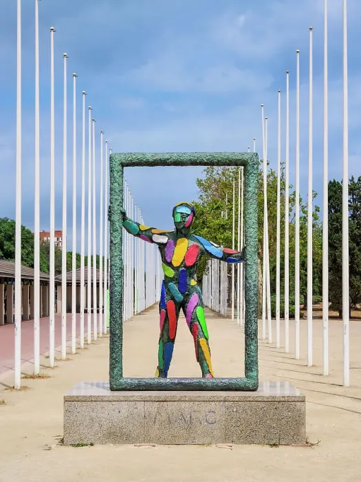 Framed Print : Marc, a sculpture by Robert Llimos, Port Olimpic Park, Barcelona, Catalonia, Spain Framed Print : Marc, a sculpture by Robert Llimos, Port Olimpic Park, Barcelona, Catalonia, Spain