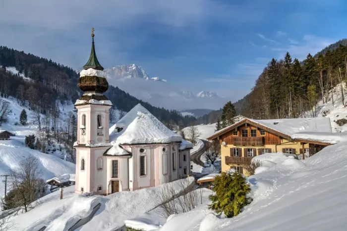 Framed Print : Maria Gern church, Berchtesgaden, Bavaria, Germany