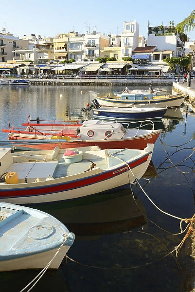 Marina at Agios Nikolaos, Crete, Greece, Europe