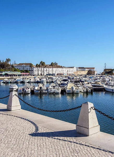 Marina in Faro, Algarve, Portugal