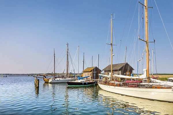 Marina, Gager, Maonchgut, RAogen Island, Mecklenburg-Western Pomerania, Germany