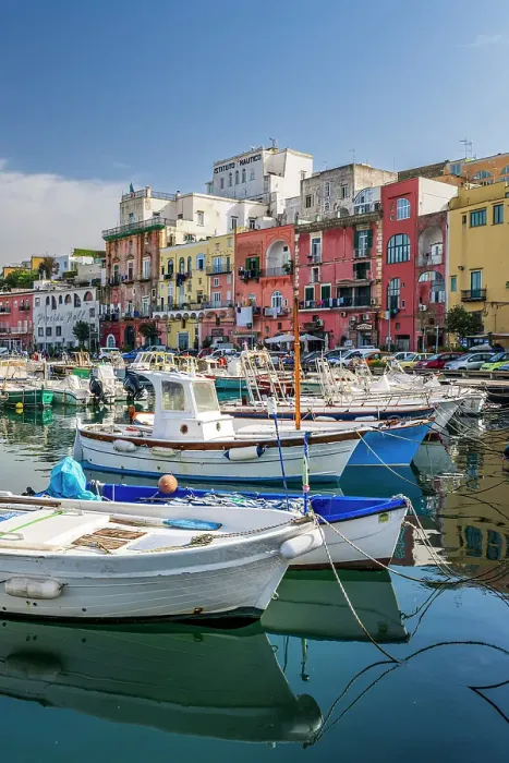 Framed Print : Marina Grande, Procida, Campania, Italy Framed Print : Marina Grande, Procida, Campania, Italy