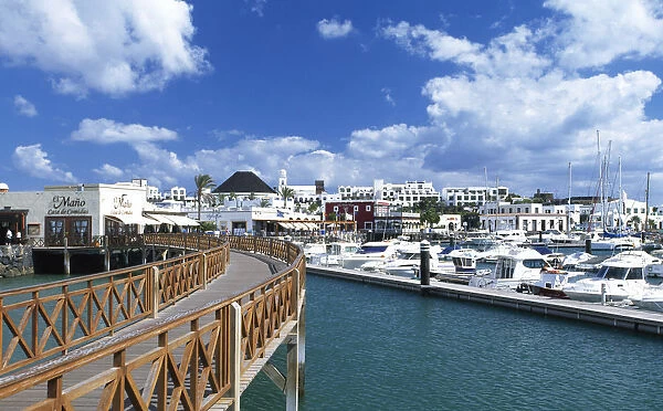 Marina of Playa Blanca, Lanzarote, Canary Islands, Spain
