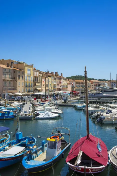 Framed Print : Marina of St. Tropez, Var, Provence-Alpes-Cote D Azur, French Riviera, France