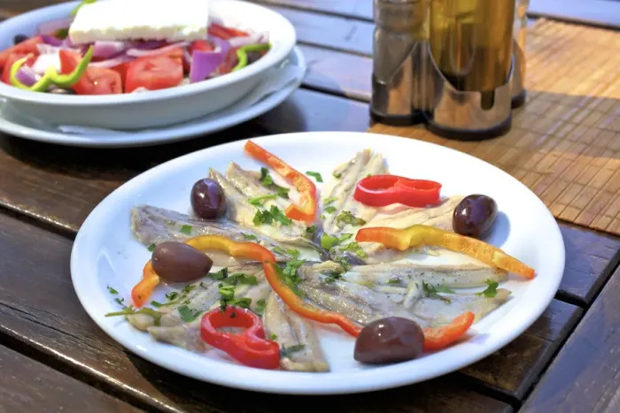 Framed Print : Marinated Whitebait, Paxos, The Ionian Islands, Greek Islands, Greece, Europe Framed Print : Marinated Whitebait, Paxos, The Ionian Islands, Greek Islands, Greece, Europe