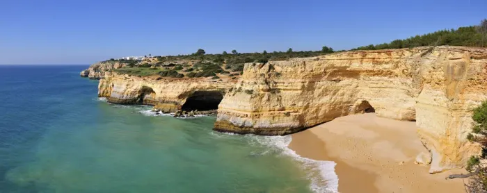 Framed Print : Marinha beach cliffs. Algarve, Portugal Framed Print : Marinha beach cliffs. Algarve, Portugal