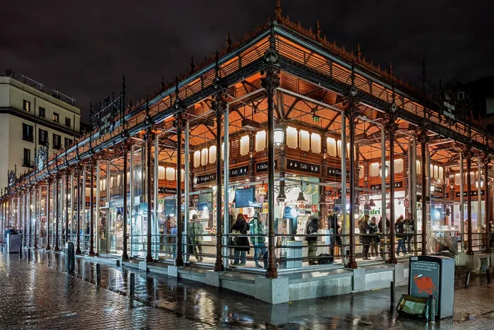 Framed Print : Market of San Miguel (Mercado de San Miguel), Madrid, Spain