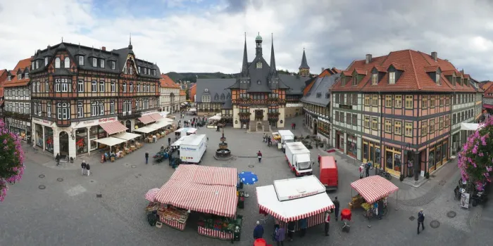 Framed Print : Markt Square and Guild Hall, Wernigerode, Harz Mountains, Saxony-Anhalt, Germany Framed Print : Markt Square and Guild Hall, Wernigerode, Harz Mountains, Saxony-Anhalt, Germany