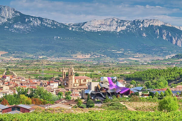 Marques de Riscal Hotel & Vineyard designed by Frank Gehry, Elciego, Rioja Region, Alava Province, Spain
