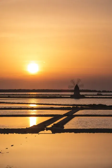 Framed Print : Marsala salt flats, Sicily, Italy Framed Print : Marsala salt flats, Sicily, Italy