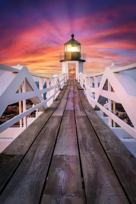 Framed Print : Marshall Point Lighthouse at Sunrise Port Clyde, , Maine, New England, USA Framed Print : Marshall Point Lighthouse at Sunrise Port Clyde, , Maine, New England, USA
