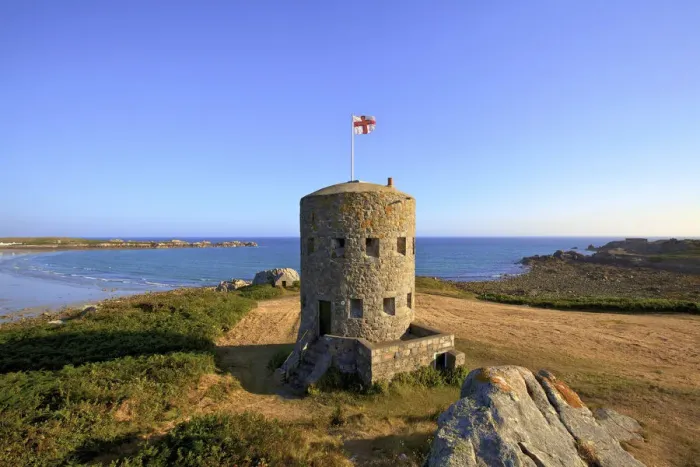 Framed Print : Martello Tower No 5, L Ancresse Bay, Guernsey, Channel Islands Framed Print : Martello Tower No 5, L Ancresse Bay, Guernsey, Channel Islands