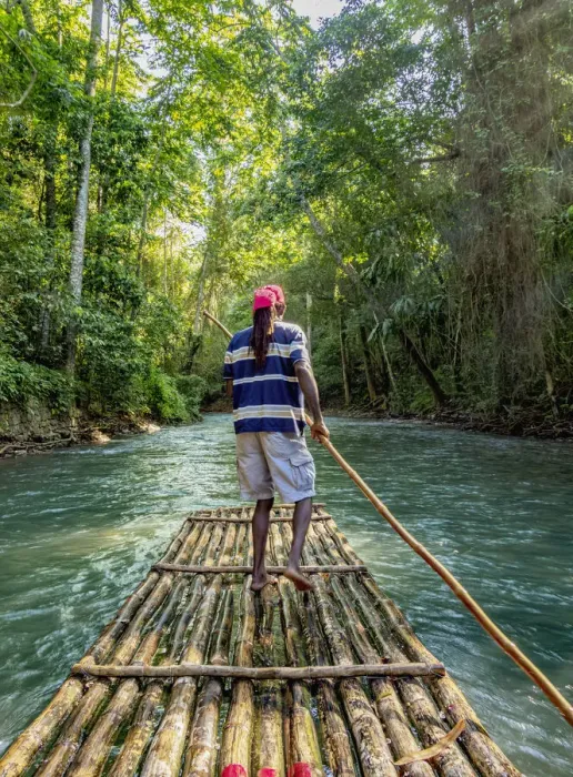 Framed Print : Martha Brae Rafting, Trelawny Parish, Jamaica (MR) Framed Print : Martha Brae Rafting, Trelawny Parish, Jamaica (MR)