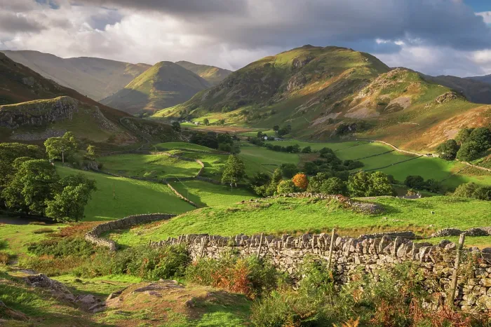 Framed Print : The Martindale valley in the Lake District National Park, Cumbria, England