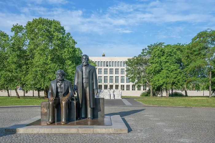Framed Print : Marx-Engels Monument Alexander Platz, Berlin, Germany Framed Print : Marx-Engels Monument Alexander Platz, Berlin, Germany