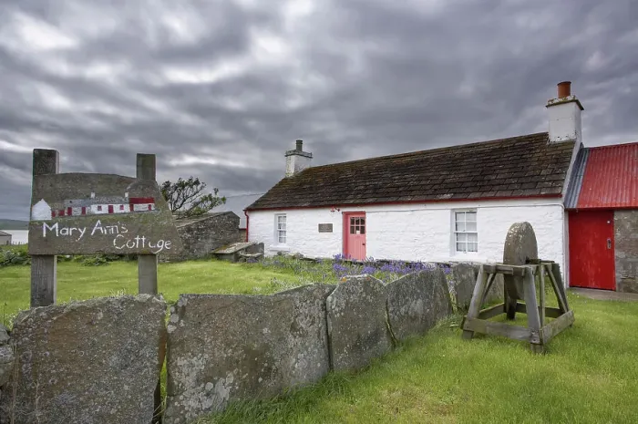 Framed Print : Mary Anns Cottage, crofting museum, Dunnet, Caithness, Scotland Framed Print : Mary Anns Cottage, crofting museum, Dunnet, Caithness, Scotland