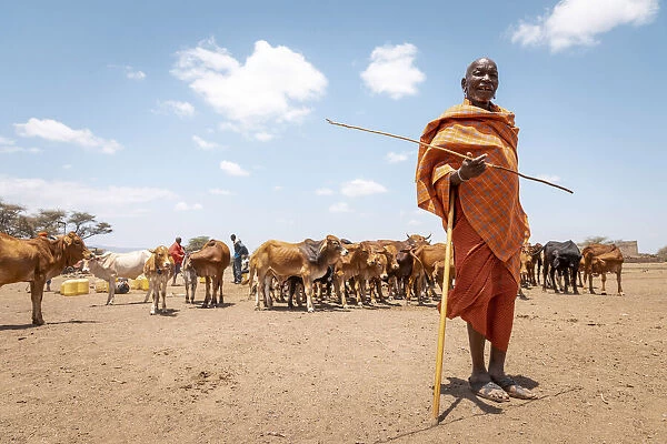Masaai Man, Amboseli Region, Kenya