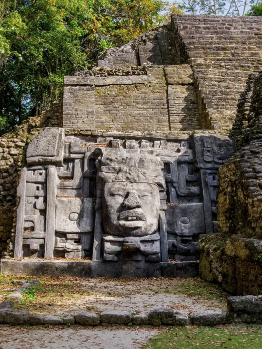 Framed Print : Mask Temple, detailed view, Lamanai Archaeological Reserve, Orange Walk District, Belize Framed Print : Mask Temple, detailed view, Lamanai Archaeological Reserve, Orange Walk District, Belize