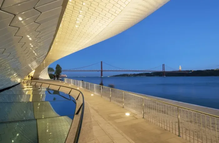Framed Print : The MaT (Museum of Art, Architecture and Technology), bordering the Tagus river Framed Print : The MaT (Museum of Art, Architecture and Technology), bordering the Tagus river