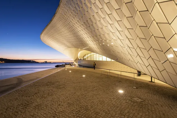 Framed Print : The MaT (Museum of Art, Architecture and Technology), bordering the Tagus river Framed Print : The MaT (Museum of Art, Architecture and Technology), bordering the Tagus river