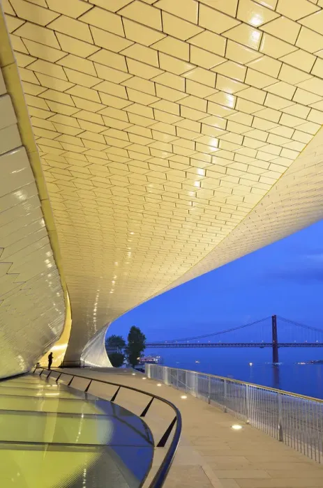 Framed Print : The MaT (Museum of Art, Architecture and Technology), bordering the Tagus river Framed Print : The MaT (Museum of Art, Architecture and Technology), bordering the Tagus river