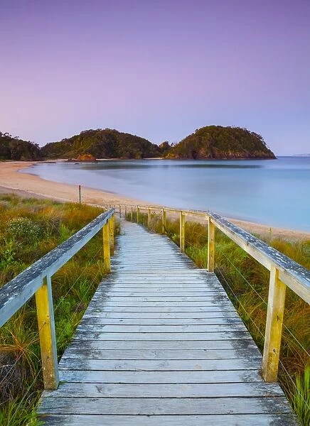 Matapouri Beach at Dusk, Matapouri, Tutukaka Coast, Northland, North Island, New Zealand