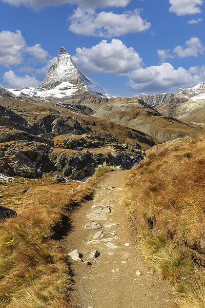 Matterhorn (4478m), Swiss Alps, Zermatt, Valais, Switzerland