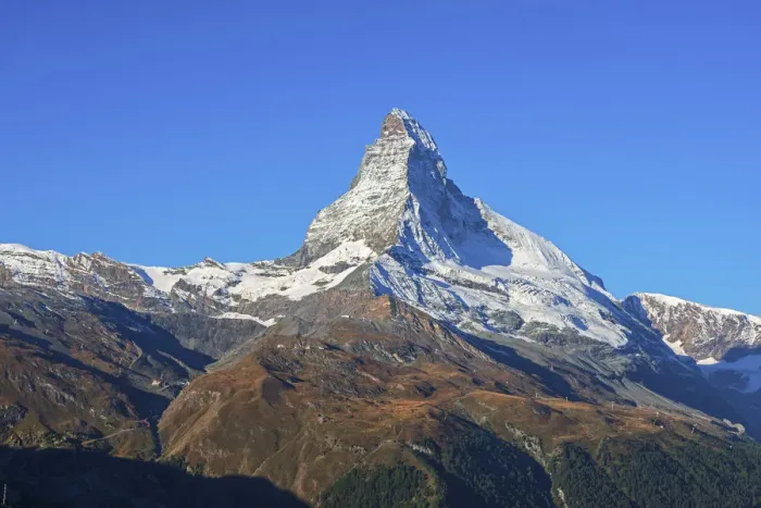 Framed Print : Matterhorn at fall, Zermatt, Valais, Switzerland Framed Print : Matterhorn at fall, Zermatt, Valais, Switzerland
