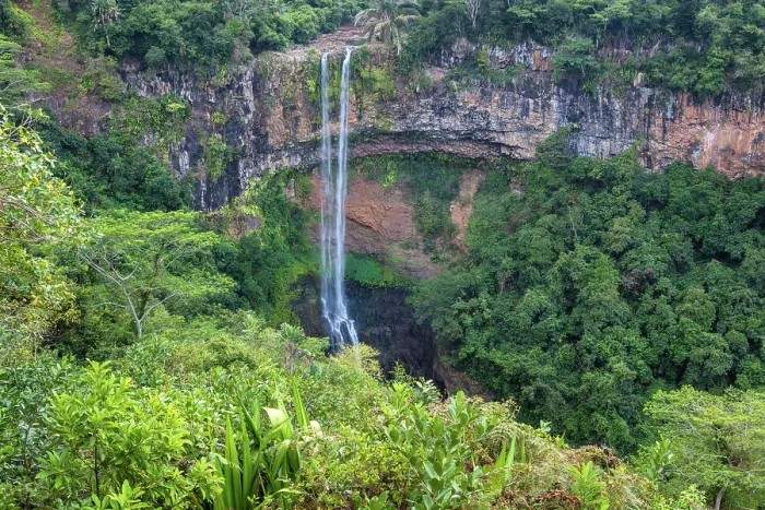 Framed Print : Mauritius, Natual park, Chamarel Waterfall Framed Print : Mauritius, Natual park, Chamarel Waterfall