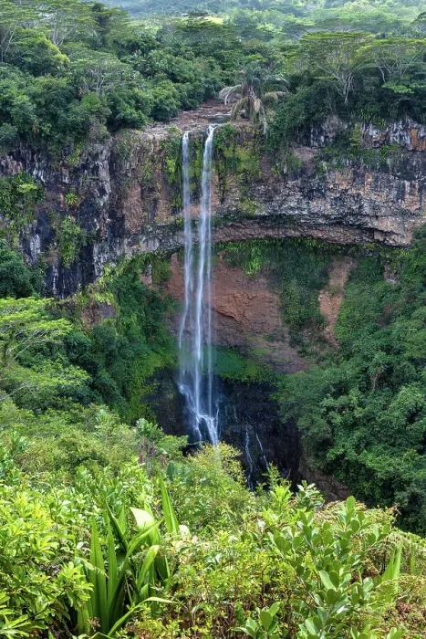 Framed Print : Mauritius, Natual park, Chamarel Waterfall
