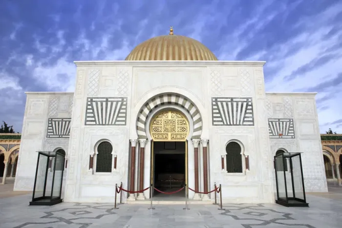 Framed Print : Mausoleum of Habib Bourghiba (1963), Monastir Framed Print : Mausoleum of Habib Bourghiba (1963), Monastir