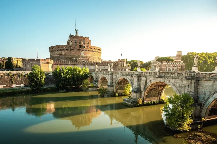 Framed Print : Mausoleum of Hadrian (Castel sant'Angelo) and Tiber river at sunrise. Rome, Lazio, Italy Framed Print : Mausoleum of Hadrian (Castel sant'Angelo) and Tiber river at sunrise. Rome, Lazio, Italy