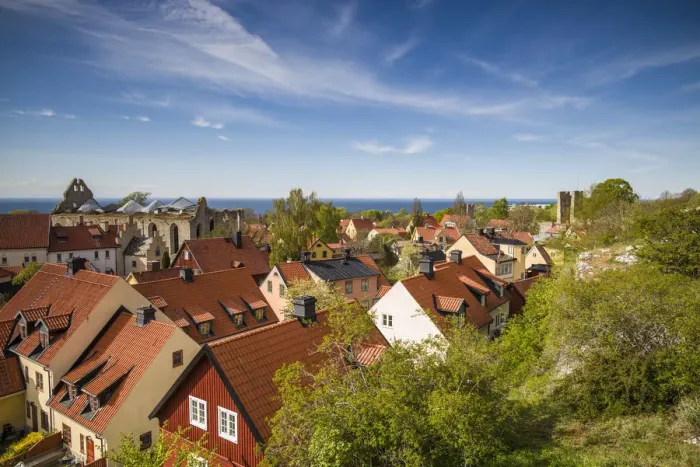 Framed Print : May 2019. Europe, European, Gotland, Gotland Island Framed Print : May 2019. Europe, European, Gotland, Gotland Island