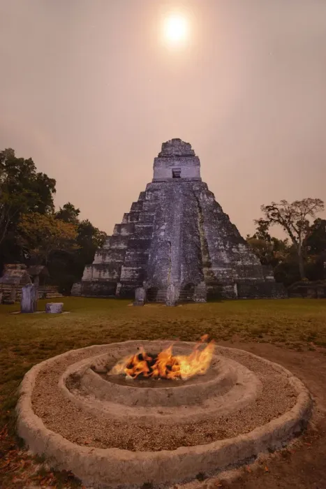 Framed Print : Maya Archaeologial Site Tikal, Tikal National Park, Peten, Mundo Maya, Guatemala