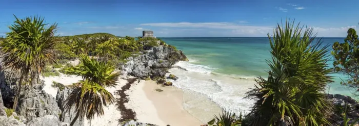 Framed Print : Mayan Temple Ruins & Beach, Tulum, Yucatan, Mexico Framed Print : Mayan Temple Ruins & Beach, Tulum, Yucatan, Mexico