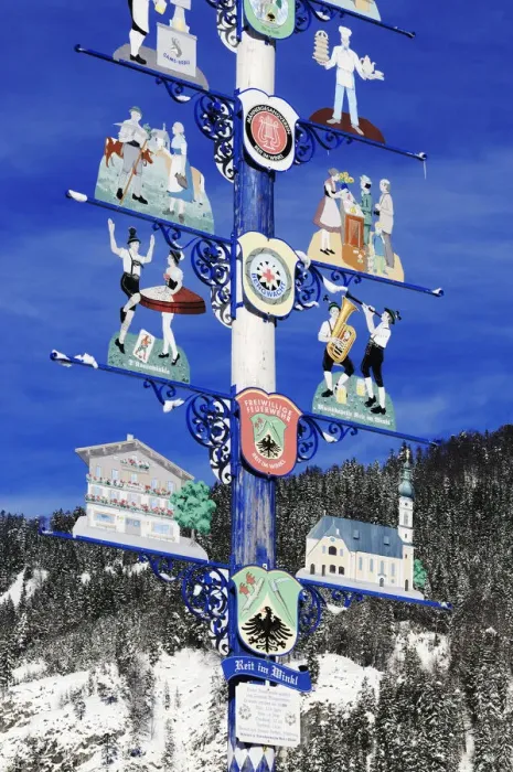 Framed Print : Maypole, Bavaria, Germany Framed Print : Maypole, Bavaria, Germany