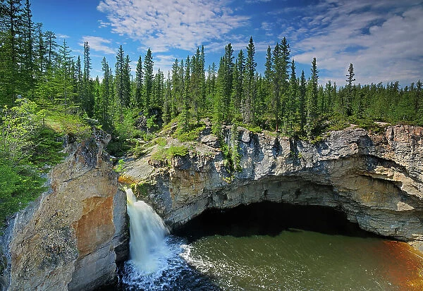 McNallie Creek Falls McNallie Creek Territorial Park Northwest Territories, Canada