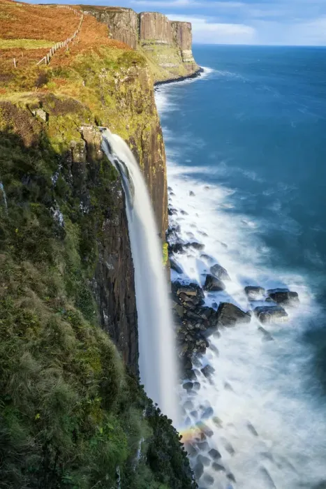 Framed Print : Mealt Falls, Isle of Skye, Highland Region, Scotland