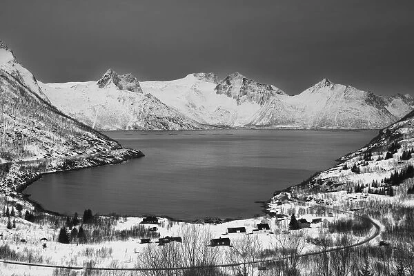 Medfjordbotn in Winter, Senja, Norway