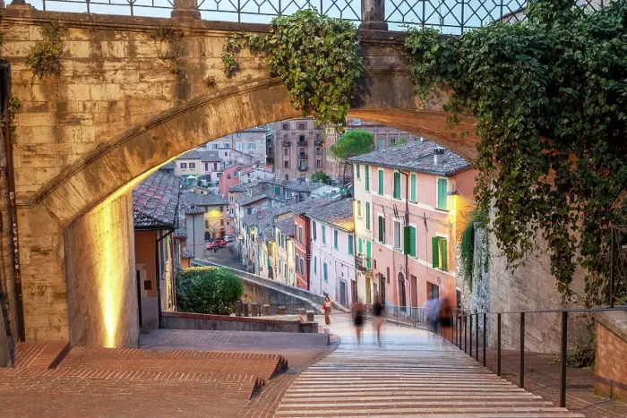 Framed Print : The Medieval aqueduct in Perugia, Umbria region, Italy Framed Print : The Medieval aqueduct in Perugia, Umbria region, Italy